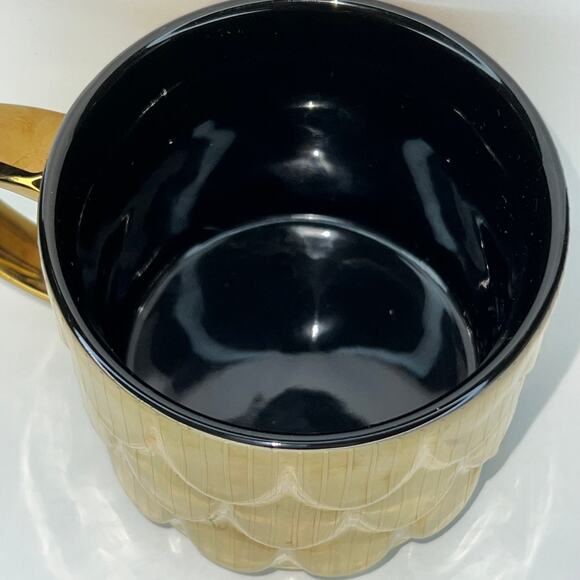 Starbucks Gold Mermaid Scales Coffee Mug - Picture 4 of 5
